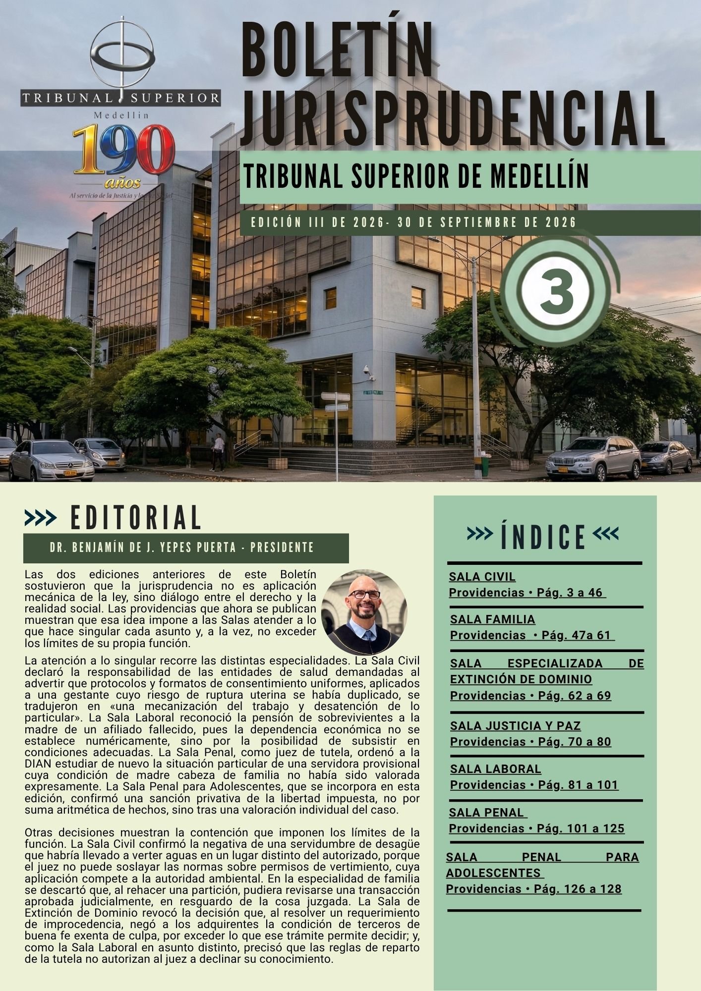 BOLETÍN JURISPRUDENCIAL - EDICIÓN III DE 2026