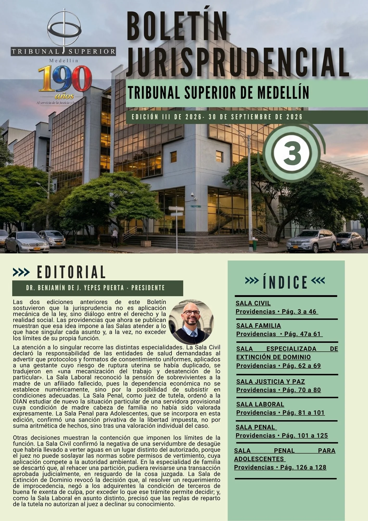 BOLETÍN JURISPRUDENCIAL - EDICIÓN III DE 2026