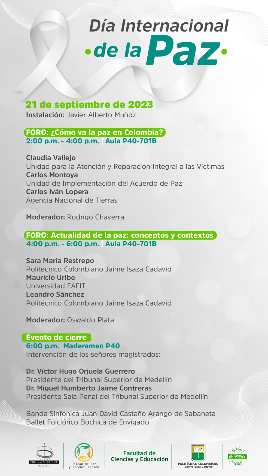 DIA INTERNACIONAL DE LA PAZ
